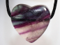 Preview: fluorite with cord or silver 925