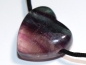 Preview: fluorite with cord or silver 925