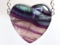 Preview: fluorite with cord or silver 925