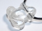 Preview: rock crystal with cord or silver 925