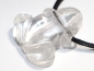 Preview: rock crystal with cord or silver 925