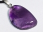 Preview: amethyst with cord or silver 925
