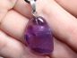 Preview: amethyst with cord or silver 925