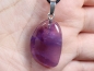 Preview: amethyst with cord or silver 925