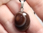 Preview: Botswana-Achat mit Band oder Silber 925