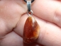 Preview: hessonite (garnet) with cord or silver 925