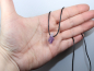 Preview: Amethyst mit Band oder Silber 925