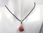 Preview: rhodochrosite with cord or silver 925