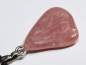 Preview: rhodochrosite with cord or silver 925