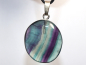 Preview: fluorite with cord or silver 925