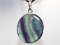 Preview: fluorite with cord or silver 925