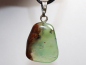 Preview: chrysoprase with cord or silver 925
