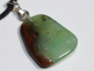 Preview: chrysoprase with cord or silver 925