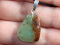Preview: chrysoprase with cord or silver 925