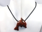 Preview: brecciated jasper with cord or silver 925