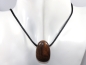 Preview: Boulder opal with cord or silver 925