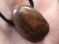 Preview: Boulder opal with cord or silver 925