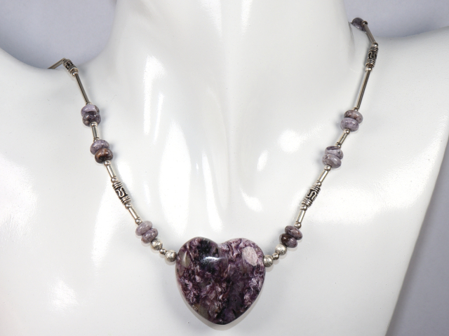 Preview: charoite with silver 925