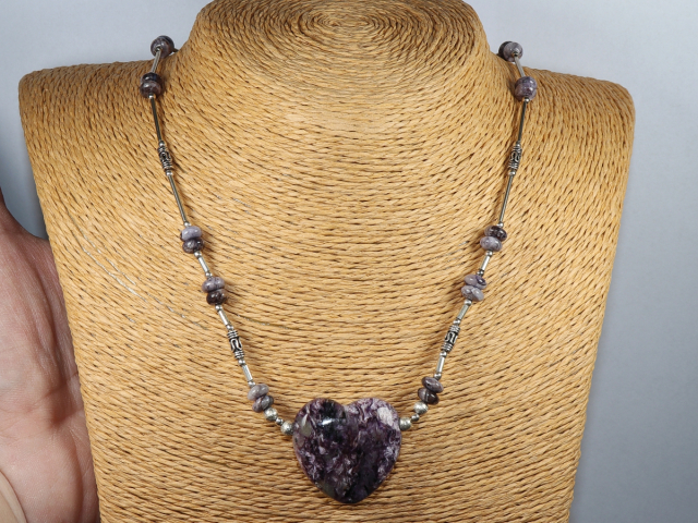 Preview: charoite with silver 925