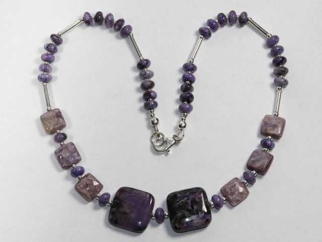 Charoit mit Silber 925