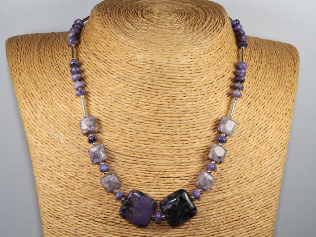 Preview: Charoit mit Silber 925