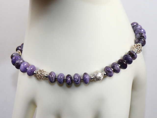 Preview: charoite with silver 925