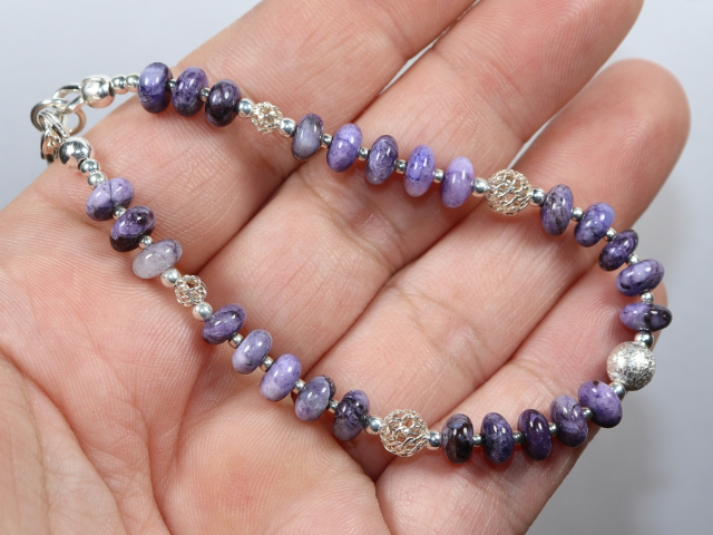 Preview: charoite with silver 925