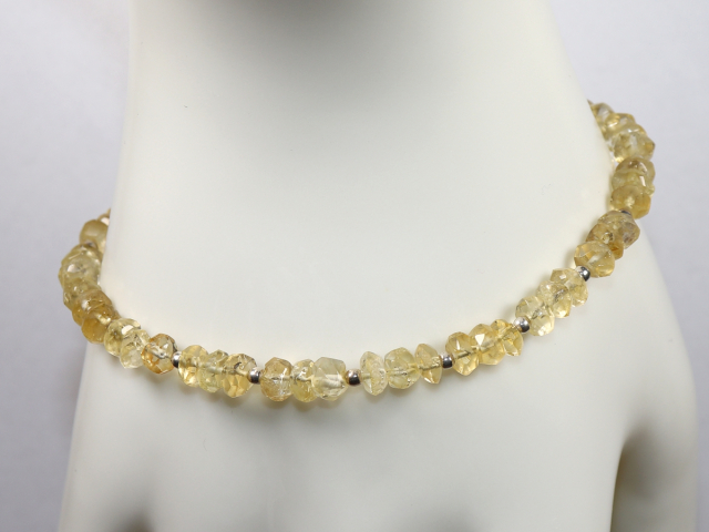 citrine with silver 925