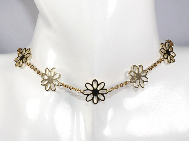 Choker-Halskette aus Edelstahl
