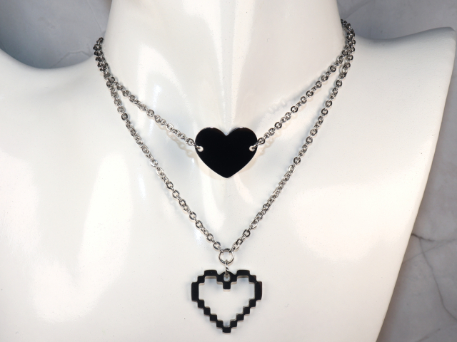 Choker-Halskette aus Edelstahl