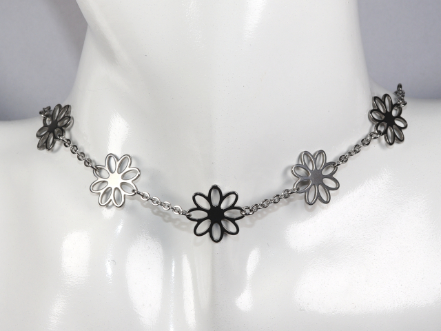 Choker-Halskette aus Edelstahl