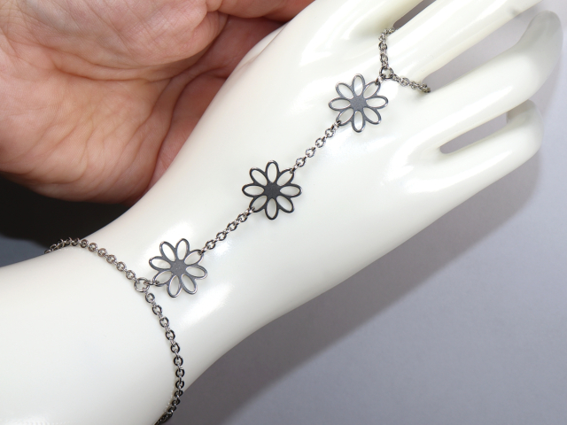 Preview: Hand-Harness aus Edelstahl