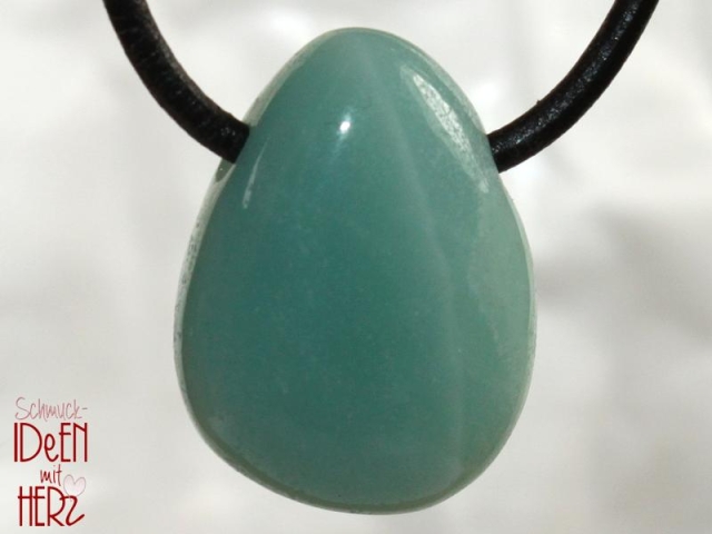 Amazonite on cord