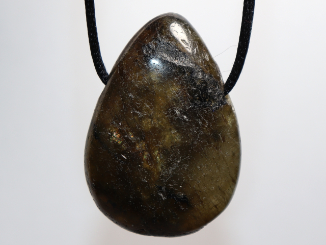 labradorite with cord or silver 925