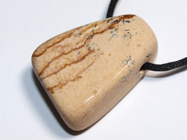 picture jasper with cord or silver 925