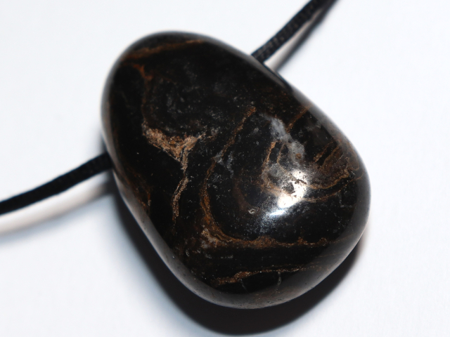 Stromatolith mit Band oder Silber 925