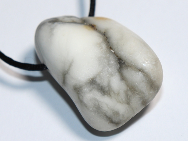 howlite with cord or silver 925