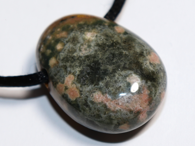 ocean jasper with cord or silver 925