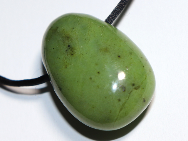 Chrysopras mit Band oder Silber 925