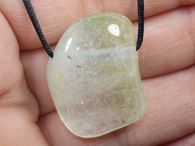 topaz with cord or silver 925