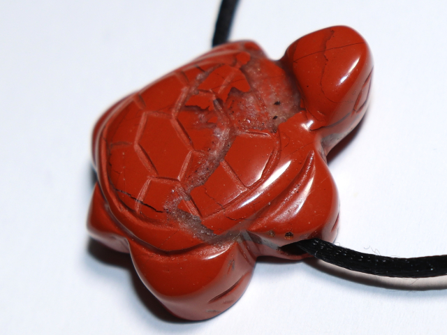 red jasper with cord or silver 925