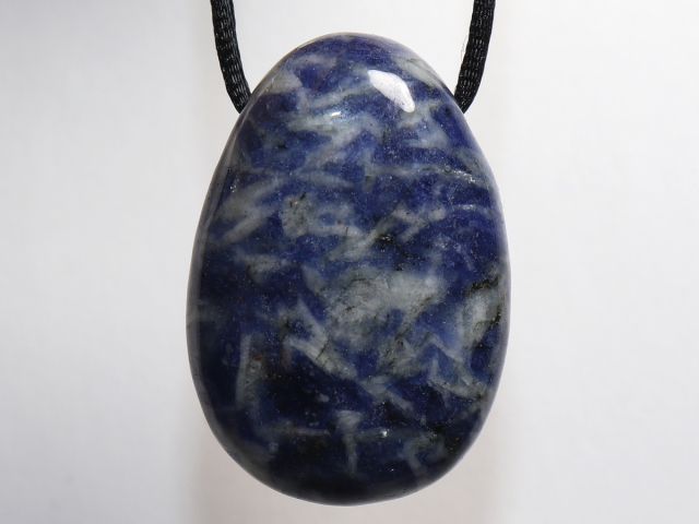 Sodalith mit Band oder Silber 925
