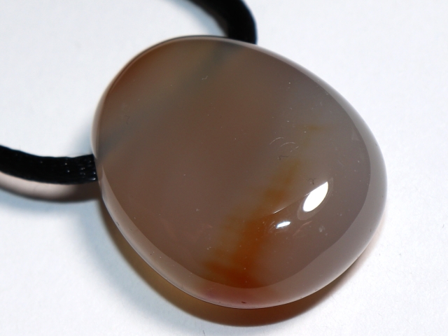 carnelian with cord or silver 925