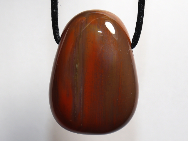 Preview: versteinertes Holz mit Band oder Silber 925