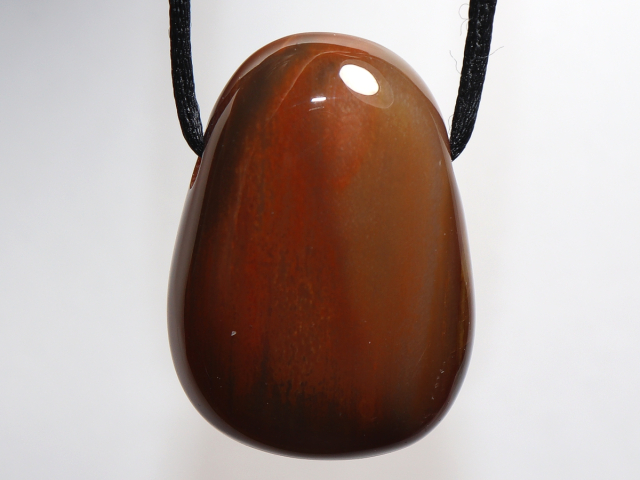 Preview: versteinertes Holz mit Band oder Silber 925