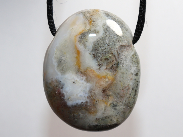 Ocean jasper on cord