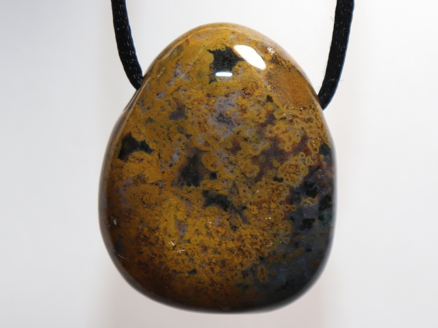 Ocean jasper on cord