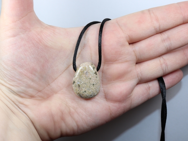 Ozeanjaspis mit Band oder Silber 925