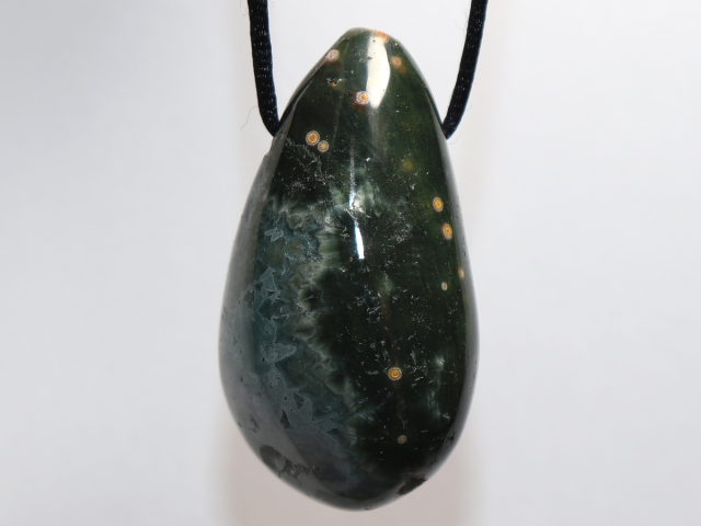 Preview: ocean jasper with cord or silver 925