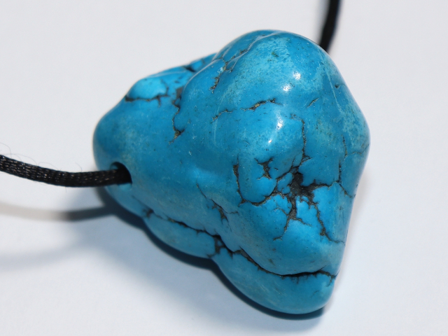 turquoise (rec.) with cord or silver 925